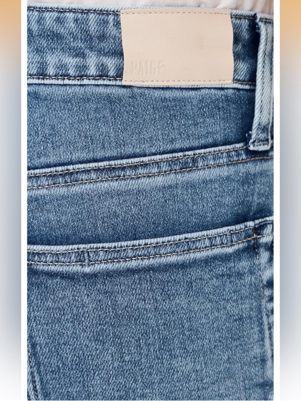 $298 NWT Paige Laurel Canyon bootcut Jeans W/ Vent in Fontessa - Picture 6 of 9